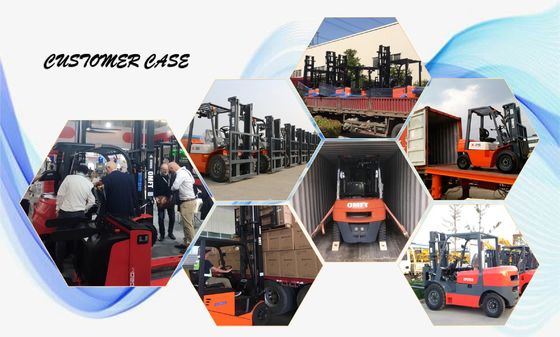 Ce Approved Cpcd80 Fd80 8ton Diesel Forklift Truck with Min. Turning Radius of 3550mm