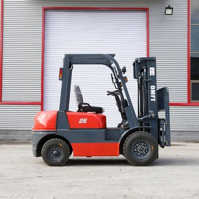 CPCD25 2.5ton Diesel Forklift with Triplex Container Mast and Side Shifter