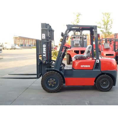 Japanese Isuzu Engine 3.5 Ton Diesel Forklift with 5500mm Three Stage Full Free Mast
