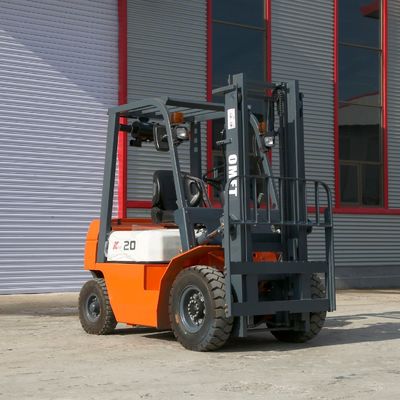 2ton 2000kg Fd20 Diesel Forklift Truck with Container Mast 3m 3.5m 4m 4.5m Isuzu Engine