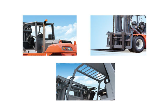 CPQY50 5ton 6ton 7ton Forklift Truck with USA GM4.3 Engine Dual Fuel Gasoline and LPG Petrol Gas Engine Fork