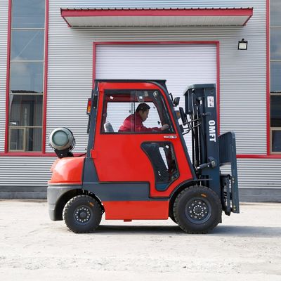 2ton Dual Fuel Forklift Trucks with Side Shift Solid Tyre Toyota Technical Petrol LPG Forklift