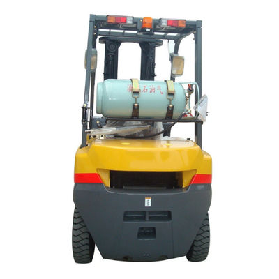 2ton Dual Fuel Forklift with Side Shift Solid Tyre Tcm Technical Petrol LPG Forklift