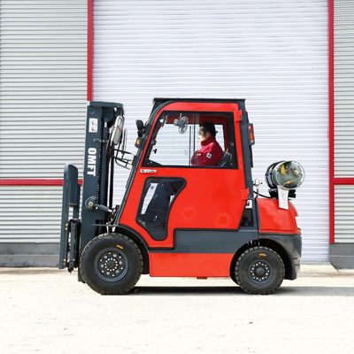 3.5tons LPG Forklift with Nissan K21 K25 Petrol Gasoline Engine Pneumatic or Solid Tyre