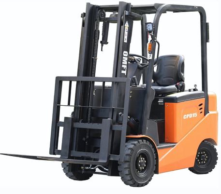 Omft Forklift 1.5t Electric Forklift with 3m 4.5m 6m Full Free Mast Ce ISO Steel Rubber