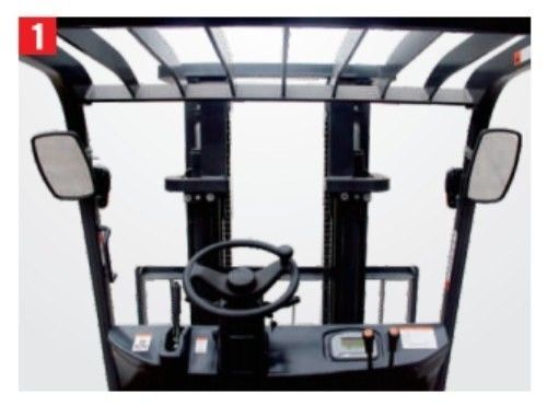 5ton 6ton 5000kgs 6000kgs Fd50 Fd60 Electric Forklift Truck with Maintenance Free Battery