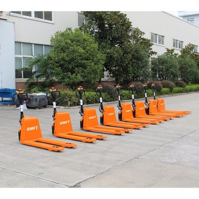 1.5t Mini Walkie Type Electric Hydraulic Pallet Truck with DC Motor Battery Powered