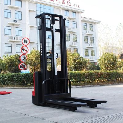1.2 Ton Hydraulic Electric Stacker Full Electric Battery Operated Pallet Stacker Jack