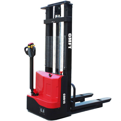 1.5 Ton Full Electric Powered Pallet Stacker with Walkie Type and Lead-Acid Battery