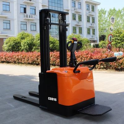 Ce ISO Approved 1.6 Ton 1600kg Cdd16 Electric Pallet Stacker with Free Battery Charger