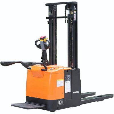 Omft Stand Type Full Electric Pallet Stacker 1.6t with AC System CE ISO SGS Standard