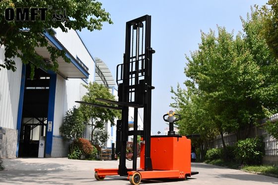 Electric Walk-Behind Reach Truck with Min. Width of Right Angle Stacking at 1690mm