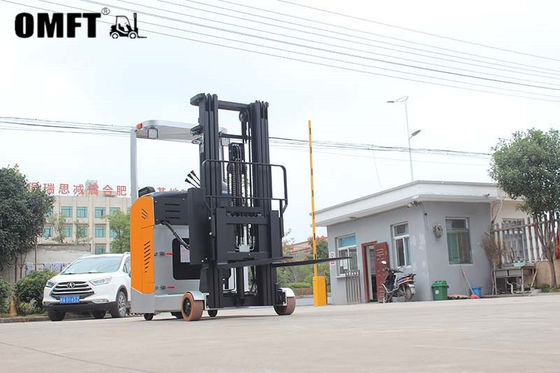 CE ISO Certified Electric Reach Truck Forklift Seated Type 1.2 Ton 2 Ton 3-Stage Mast