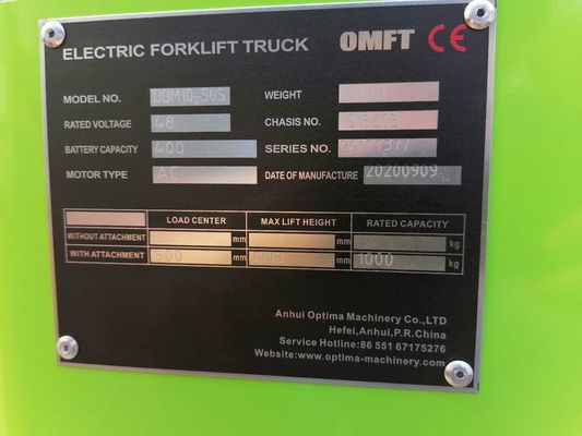 1.5 Ton 3 Way Pallet Stacker Forklift for Very Narrow Aisle Min. Turning Radius 2017mm