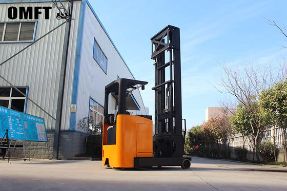 CE Certified Steel PU Mast Front Moving Battery Reach Truck with Free Battery Charger