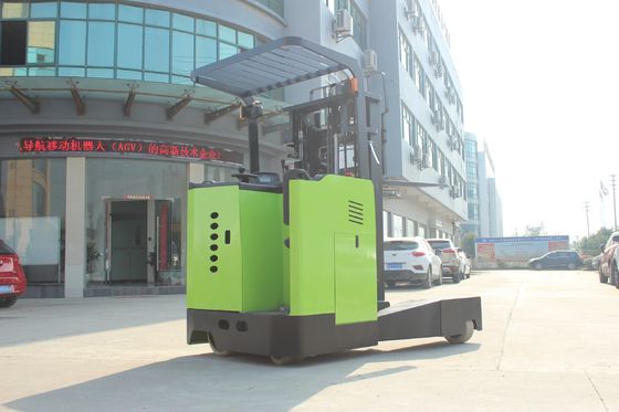 Battery Charger Free Four Direction Drive Electric Reach Forklift 2500kg with Steel PU