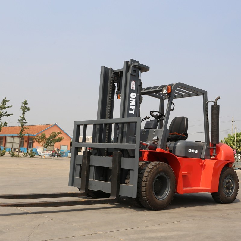 8ton Diesel Forklift with 3m/4.5m/5m/6m Lift Height and Japanese Isuzu/Mitsubishi/Chinese Engine
