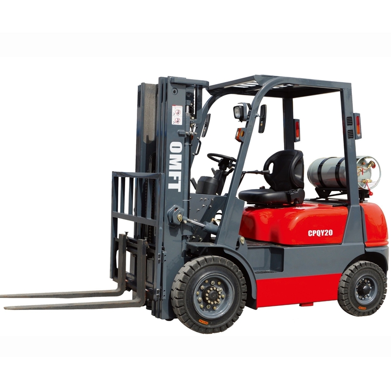 2 Ton 2.5 T 2000kgs 2500kg Gasoline and LPG Dual Fuel Counterbalanced Forklift CE ISO Toyota Model with Japanese Nissan K21/K25 Engine