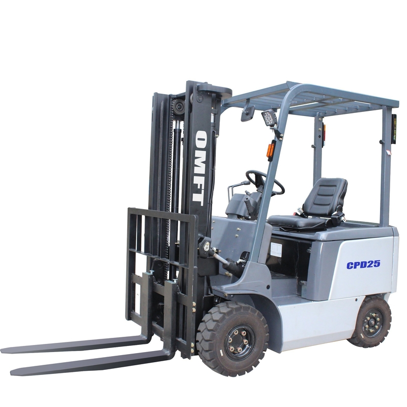 2.5ton 4-Wheel Electric Forklift Material Handling Equipment Battery 48V/550ah CPD25