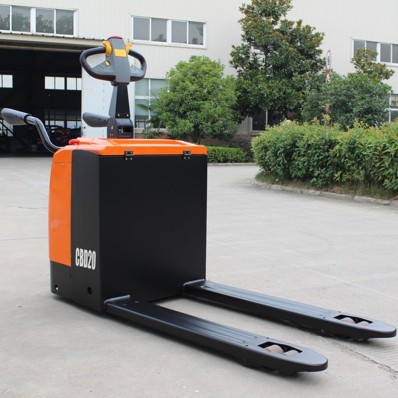 Steel PU 2t Electric Pallet Truck Jack with 2000kg Load Capacity and Battery